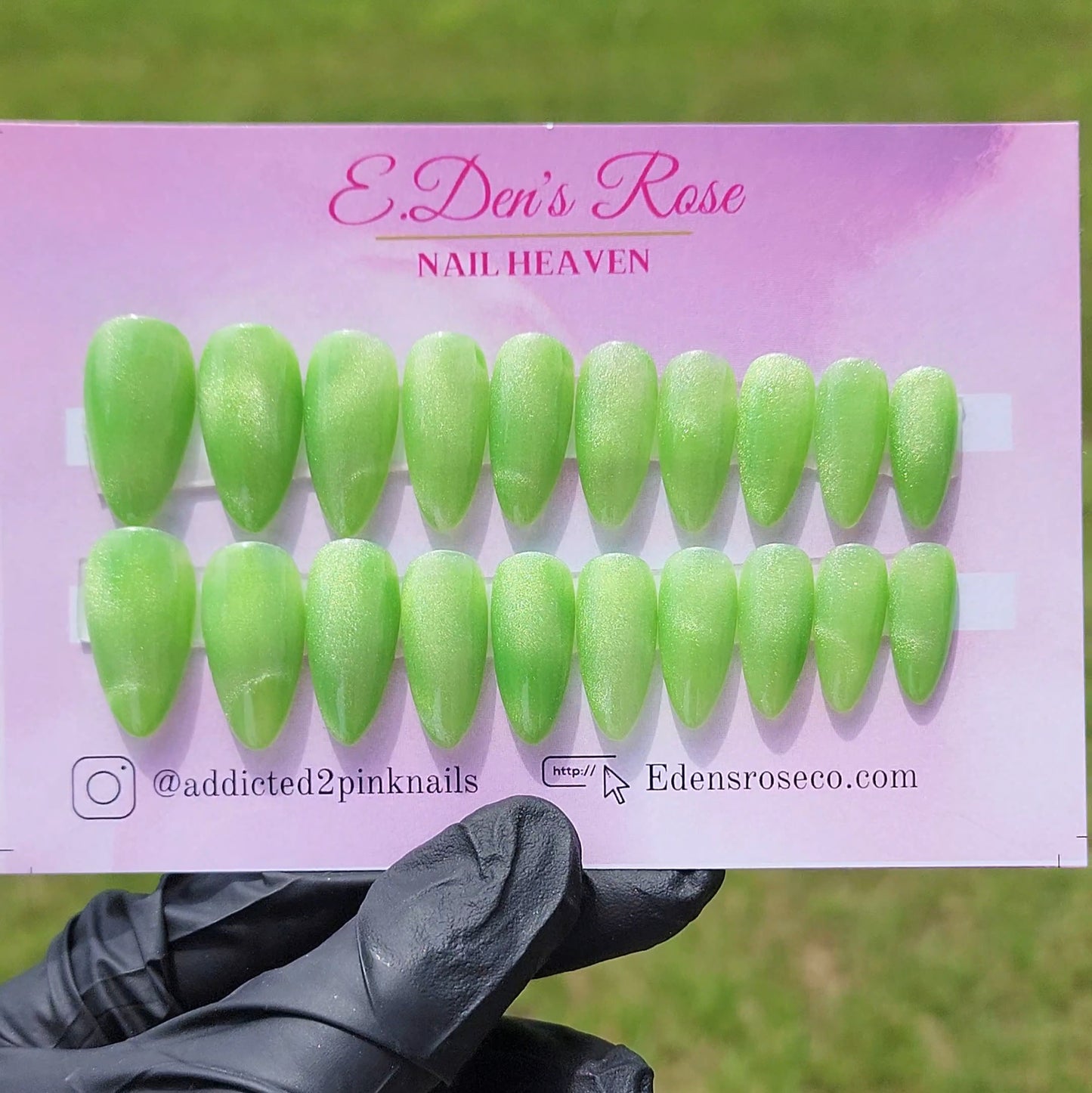 RTS- Lime Cat Eye