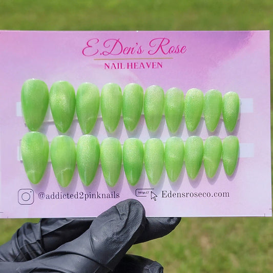 RTS- Lime Cat Eye